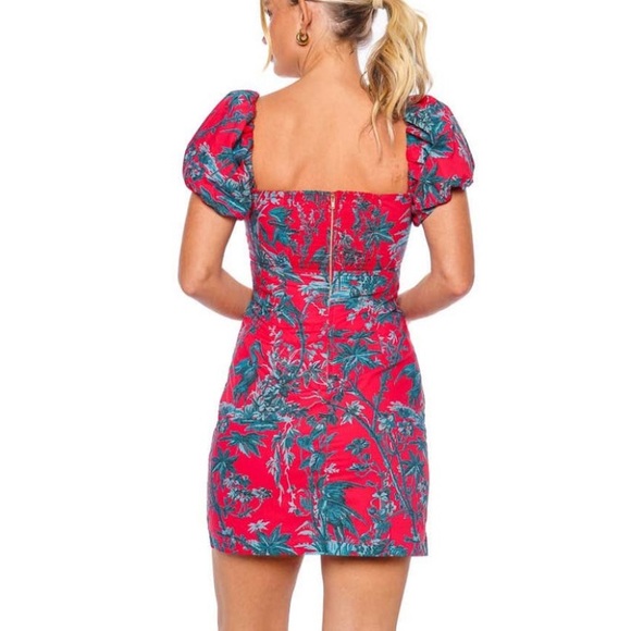 Cara Cara Gigi Dress Heron Watermelon - Picture 3 of 5
